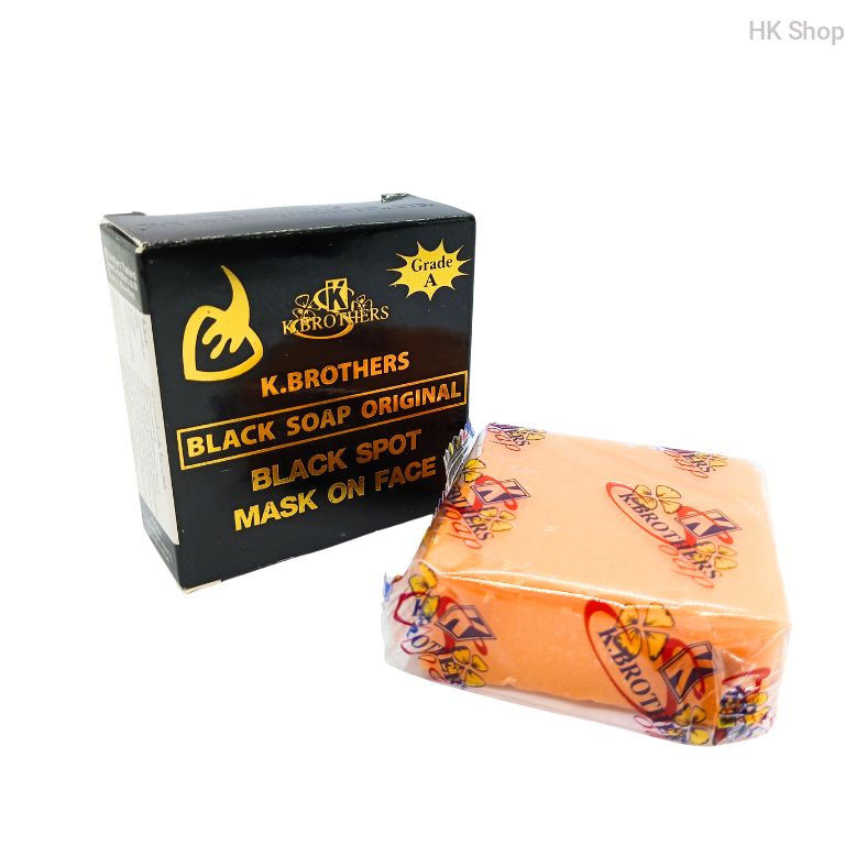 K.BROTHERS Black Soap Original | Black Spot Mask On Face | Beauty Care Face Out Soap