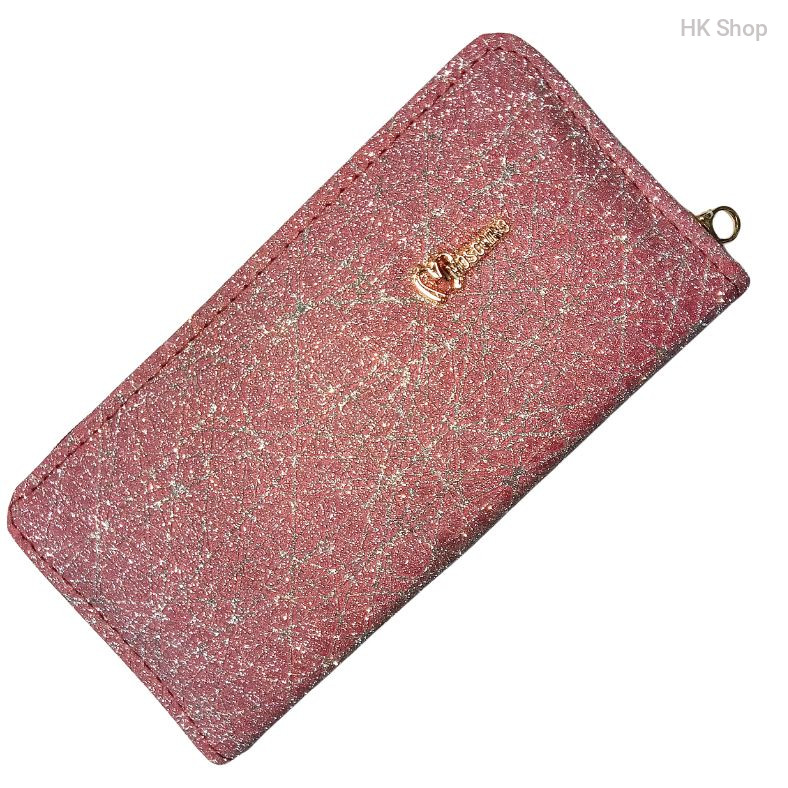 Glittery Women's Long Zipper Wallet – Stylish and Functional