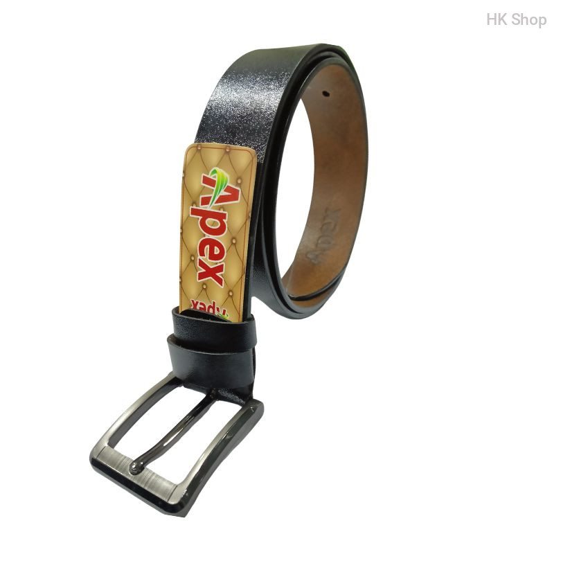 APEX Leather Belt with Designed Buckle For Men
