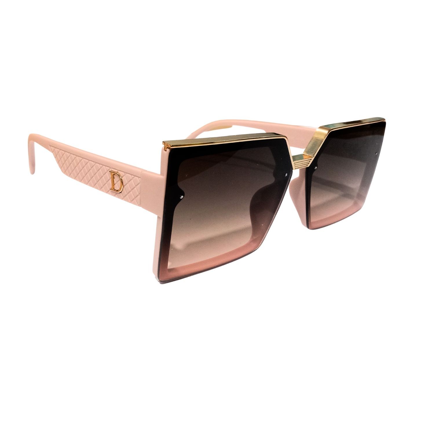 Dior Rectangle Y2k Fashionable Glasses with Vintage Shades