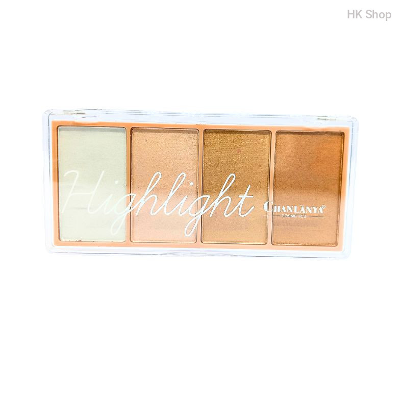4 shade Chanlanya Blush and Highlighter Palette - Makeup box for women | Stunning Looks with Chanlanya Highlighter | Flawless Finish for All Skin