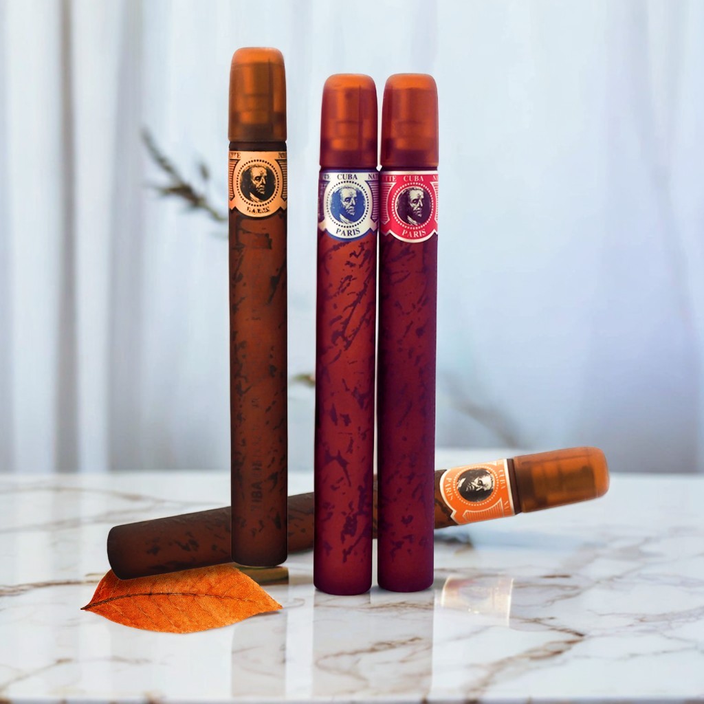 Cuba Perfume – A Timeless Fragrance for Men and Women | Cuba Original 4-Piece Set for Men, 4 X 1.17 Oz (Gold/Blue//Red/Orange)