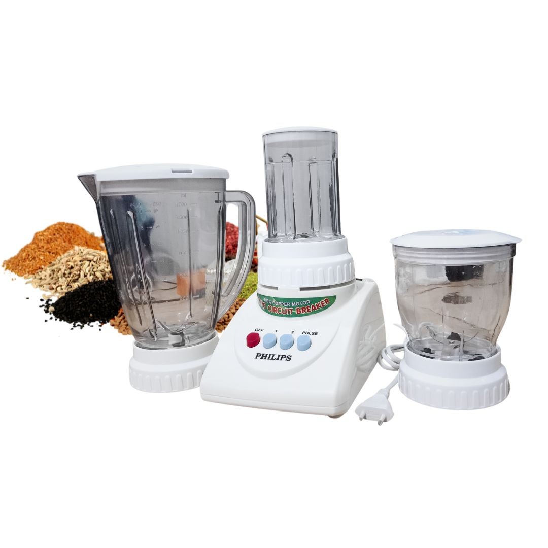 Master Philips MH-21-12 3 In 1 Mixer Blender and Grinder - White