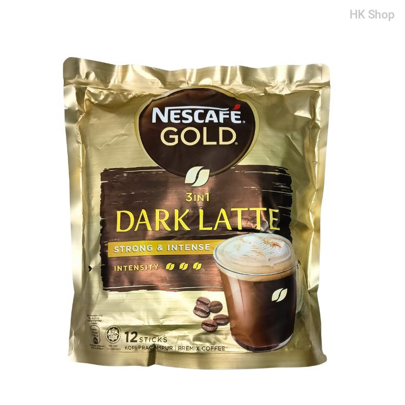 Nescafé Gold 3-in-1 Dark Latte - 408g (12 Sticks)