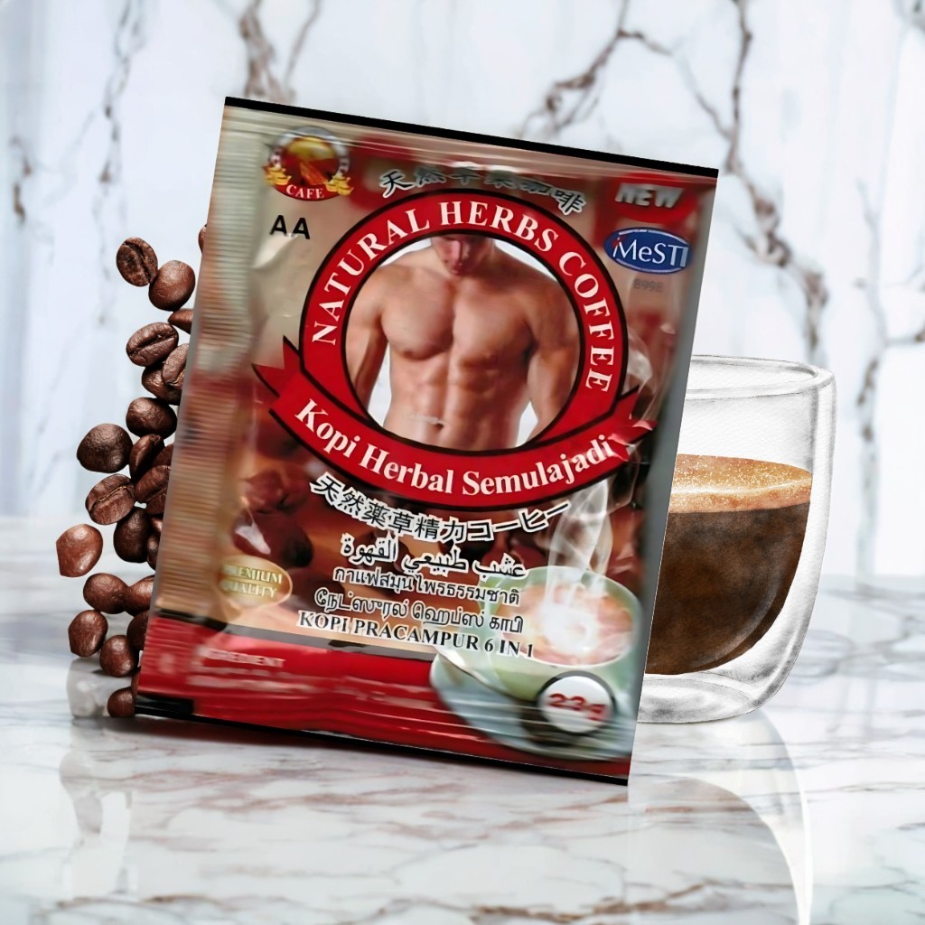 Kopi Herbal Semulajadi: Premium Halal Coffee Er Upokarita | Natural Halal Coffee in Convenient Sachets