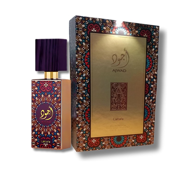 Ajwad Lattafa Perfume - Timeless Unisex Floral Fragrance | Luxury Fragrance in 60 ml | Perfume for All Occasions