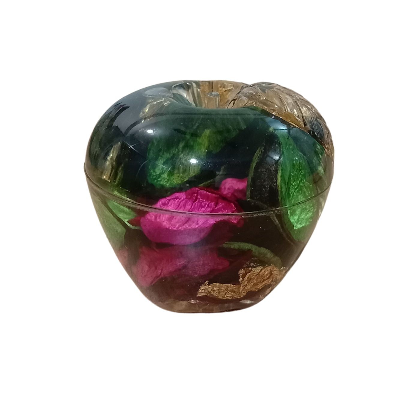 Durable Crystal Apple Paperweight