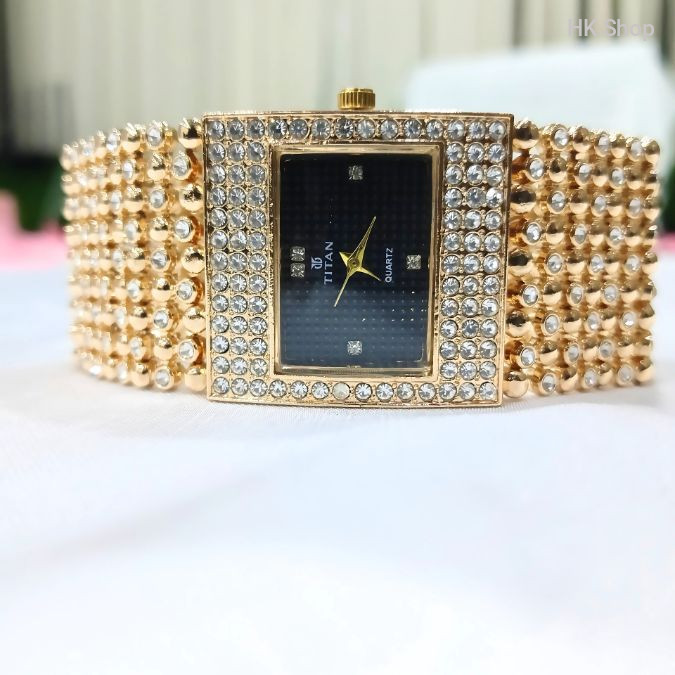Titan Women's Gold and Silver Luxury Watch – Elegant and Versatile Timepiece 2025-best one