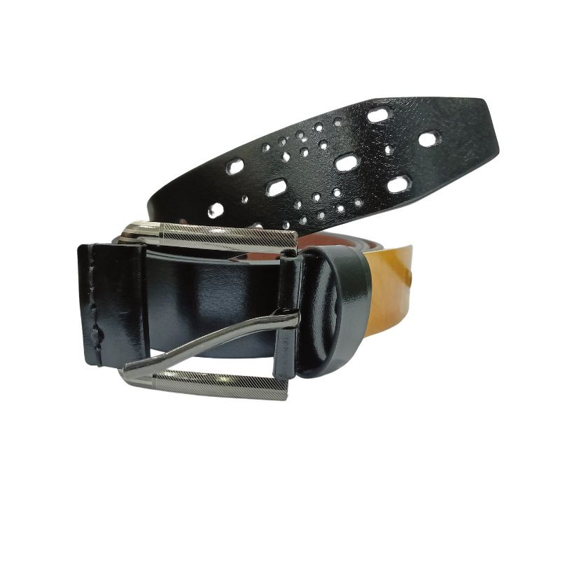 Classic Leather Belt For Men Black 1851