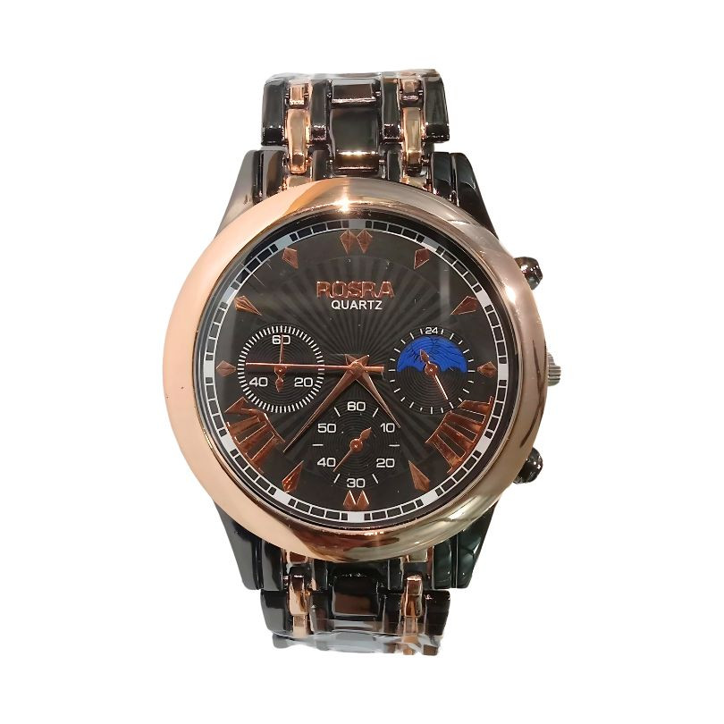 Rosra Quartz Men Watch with Double Calendar